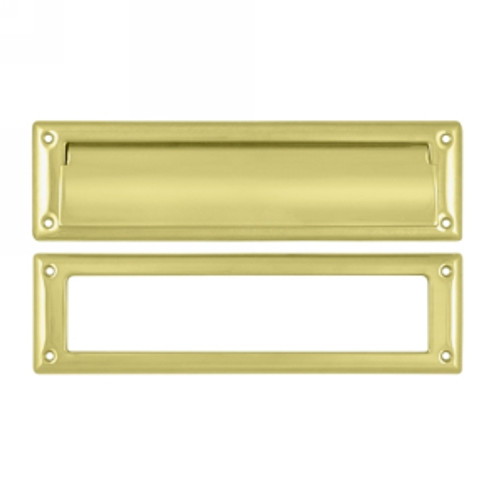 Deltana MS211U3 Polished Brass Solid Brass Mail Slot