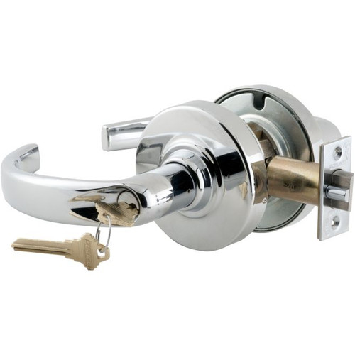 Schlage ND75PD-SPA-625 Bright Chrome Classroom Security Lock Sparta Lever