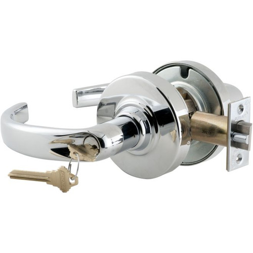 Schlage ND50PD-SPA-625 Bright Chrome Office Lock Sparta Lever