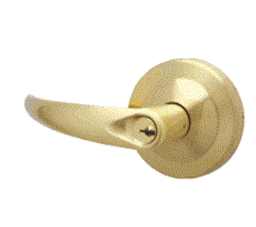 Schlage ND60PD-OME-606 Satin Brass Vestibule Lock Omega Lever