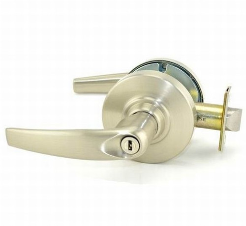 Schlage ND40S-ATH-619 Satin Nickel Athens Privacy Lever