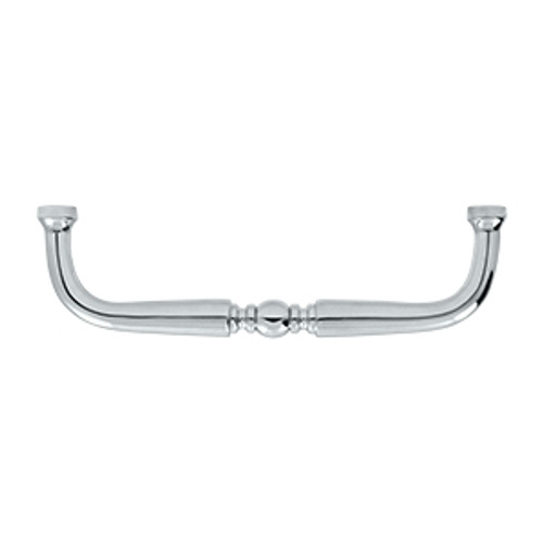 Deltana PCT400U26 Polished Chrome 4" Traditional Wire Pull