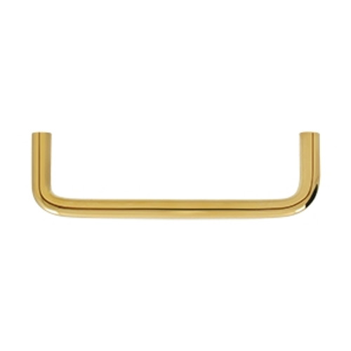 Deltana PW400CR003 Lifetime Polished Brass 4" Wire Pull