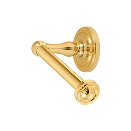 Deltana R2001-CR003 Lifetime Polished Brass Single Toilet Paper Holder