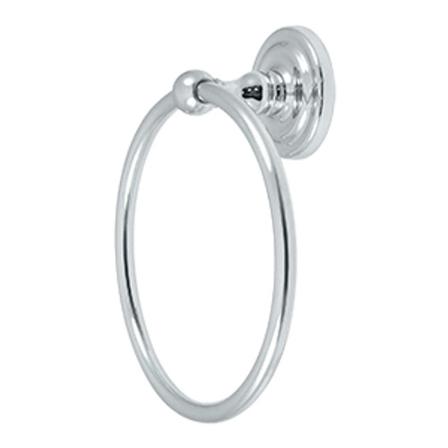 Deltana R2008-U26 Polished Chrome Towel Ring