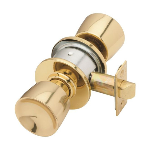 Schlage A10S-TUL-605 Bright Brass Tulip Passage Handle