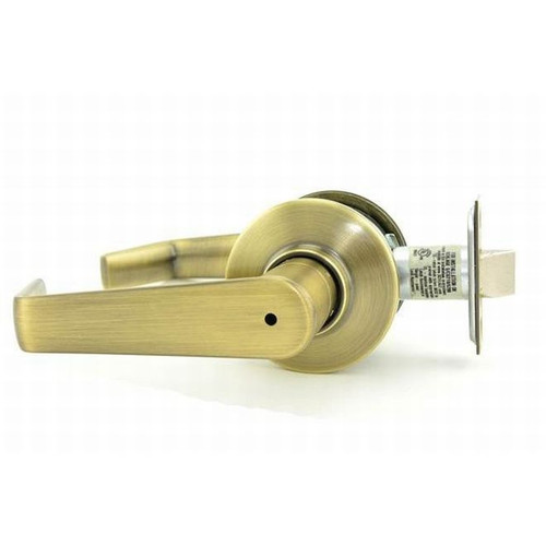 Schlage S40D-SAT-609 Antique Brass Saturn Privacy Handle