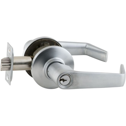 Schlage S70PD-SAT-626 Satin Chrome Classroom Lock Saturn Handle