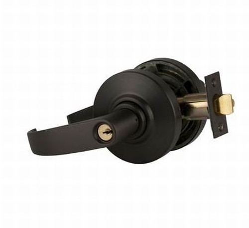 Schlage AL85PD-NEP-613 Oil Rubbed Bronze Faculty Restroom Lock Neptune Handle