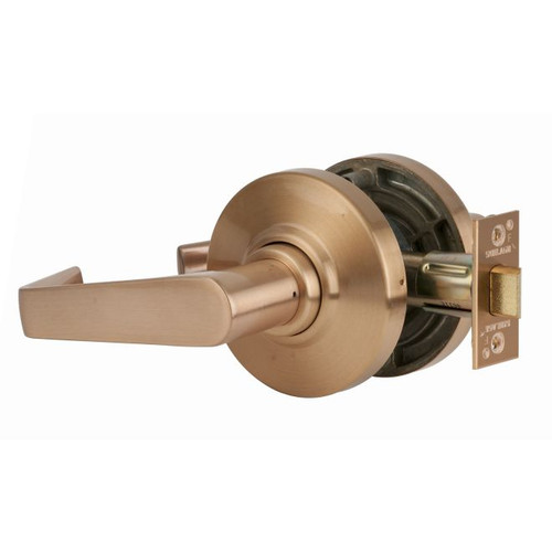 Schlage AL25D-SAT-612 Satin Bronze Exit Lock Saturn Handle