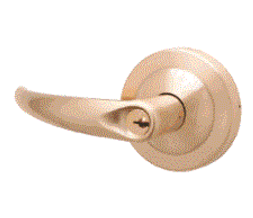 Schlage AL50PD-OME-612 Satin Bronze Office Lock Omega Handle