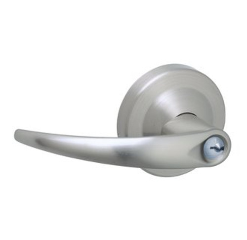 Schlage AL85PD-OME-619 Satin Nickel Omega Faculty Restroom Handle