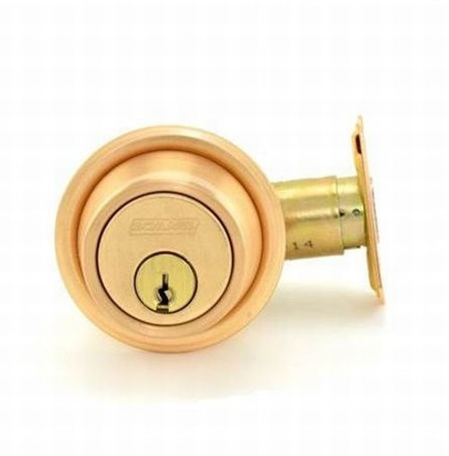 Schlage B561P-612 Satin Bronze One-Way Deadbolt Lock