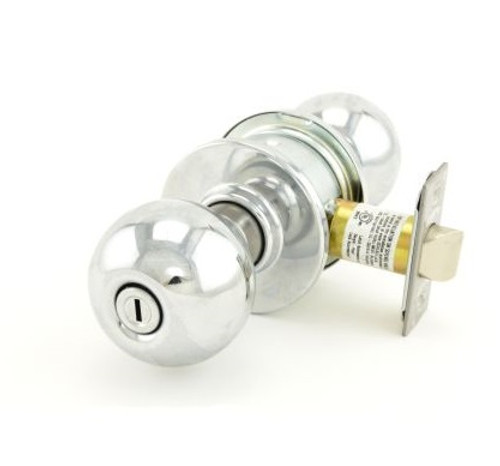 Schlage A40S-ORB-625 Bright Chrome Orbit Privacy Handle