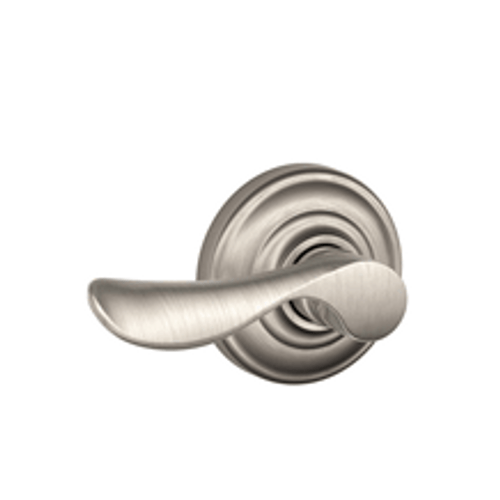 Schlage F10CHP619AND Satin Nickel Passage Champagne Style Lever with Andover Rose