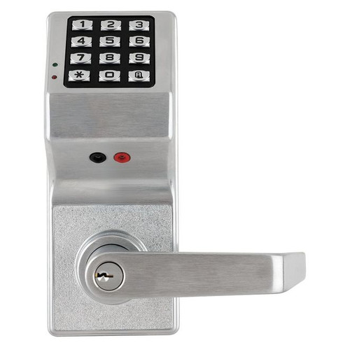 Alarm Lock DL5300-US26D Satin Chrome Trilogy Electronic Double Sided Digital Lever Lock