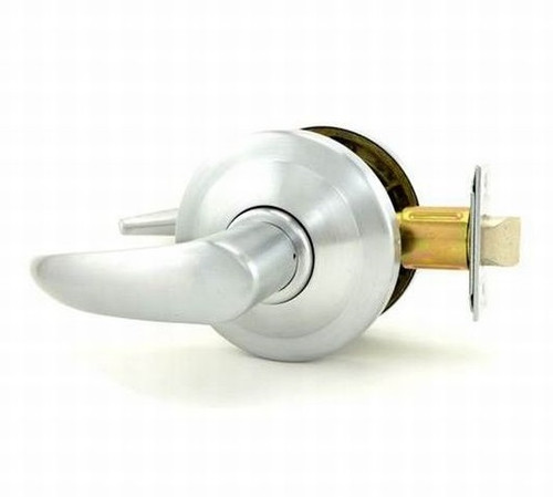 Schlage AL25D-OME-606 Satin Brass Exit Lock Omega Handle