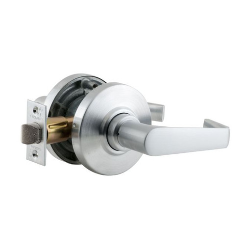 Schlage AL25D-SAT-626 Satin Chrome Exit Lock Saturn Handle