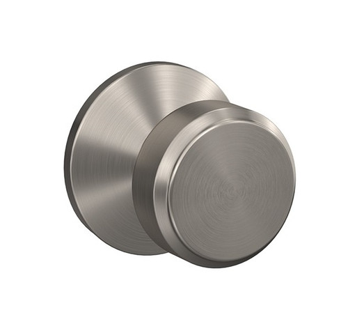 Schlage FC21BWE619KIN Bowery Knob with Kinsler Rose Passage and Privacy Lock Satin Nickel Finish