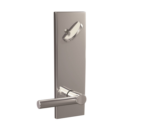 Schlage FCT59BRW625CEN Broadway Lever with Century Rose Polished Chrome Single Cylinder Handlesets (Interior Side Only)