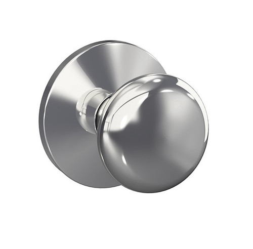 Schlage FC172PLY625KIN Plymouth Knob with Kinsler Rose Non Turning Dummy Lock Polished Chrome Finish