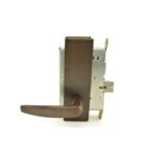 Schlage L9010-643E Aged Bronze Mortise Passage with N Escutcheon and Your Choice of Handle