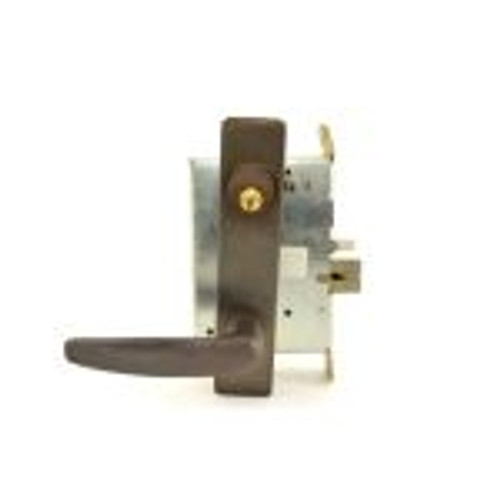 Schlage L9050P-613 Oil Rubbed Bronze Mortise Entrance/Office Lock with L Escutcheon and Your Choice of Handle