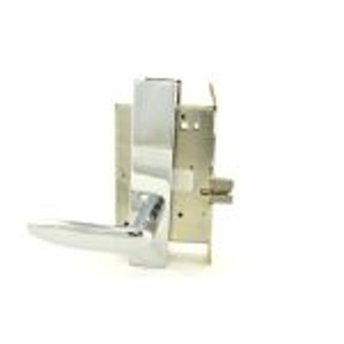 Schlage L9010-625 Polished Chrome Mortise Passage with L Escutcheon and Your Choice of Handle