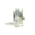 Schlage L9076P-612 Satin Bronze Mortise Classroom Holdback Lock with L Escutcheon and Your Choice of Handle