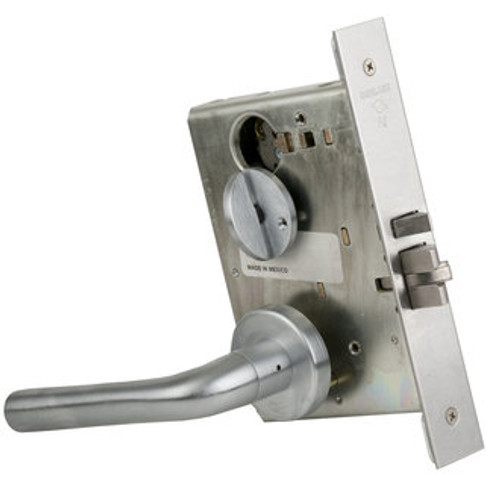 Schlage L9040-606 Satin Brass Mortise Privacy with Your Choice of Handle and Rose