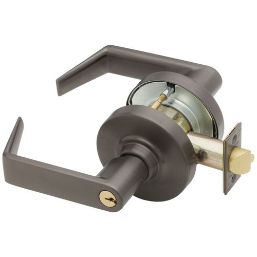 Schlage ND82PD-RHO-643E Aged Bronze Institution Lock Rhodes Lever