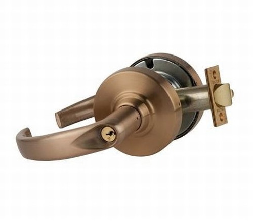 Schlage ND75PD-SPA-612 Satin Bronze Classroom Security Lock Sparta Lever