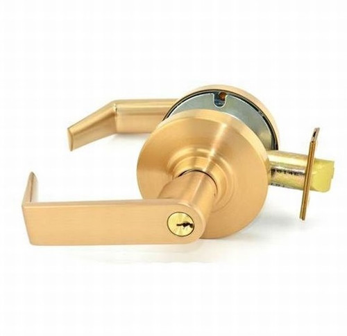 Schlage ND53PD-RHO-612 Satin Bronze Rhodes Keyed Entry Lever