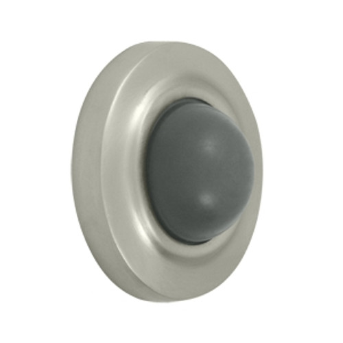 Deltana WBC238U15 Satin Nickel Convex Brass Flush Bumper