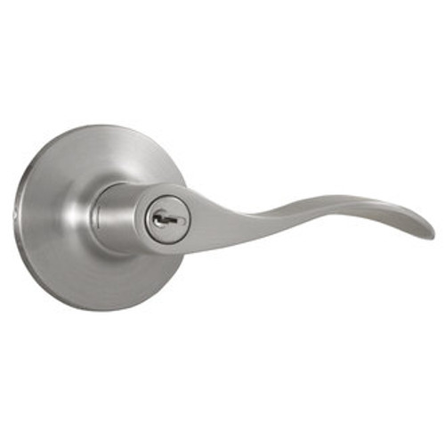 Weslock 240X-N Satin Nickel New Haven Keyed Entry Lever