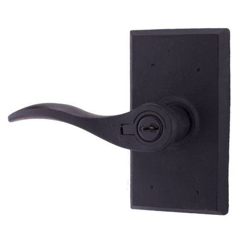Weslock 7340H-1 Oil Rubbed Bronze Carlow Keyed Entry Lever with Square Rosette