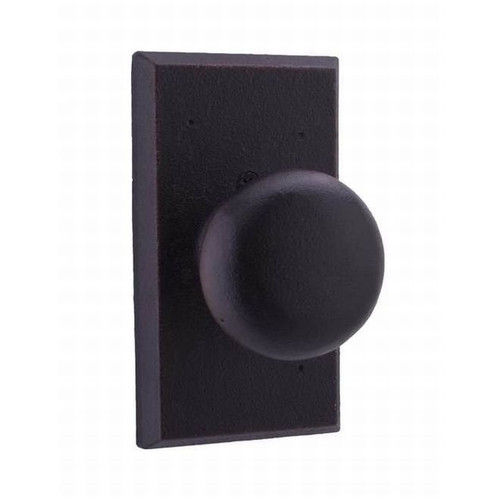 Weslock 7305F-1 Oil Rubbed Bronze Wexford Dummy Knob with Square Rosette