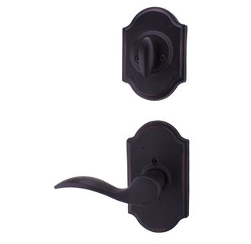 Weslock 7405H-1 Oil Rubbed Bronze Castletown Dummy Handleset Carlow Lever (Interior Side Only)
