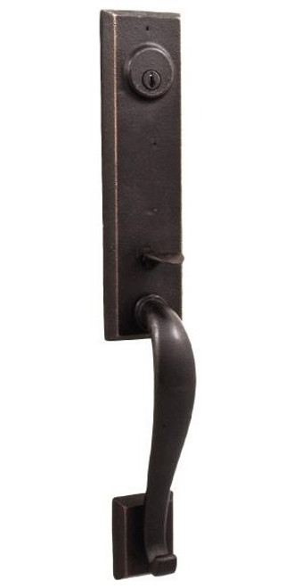 Weslock 7931-1 Oil Rubbed Bronze Greystone Single/Double Cylinder Handleset (Exterior Side Only)