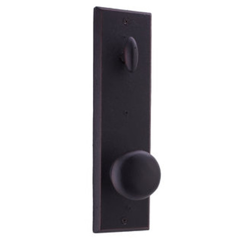 Weslock 7900F-1 Oil Rubbed Bronze Greystone/Rockford Single Cylinder Handleset Wexford Knob (Interior Side Only)