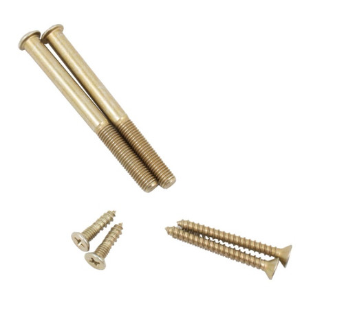 Kwikset 81247-3 Screw Pack for 780; 970; 980 Single Cylinder Deadbolts Bright Brass Finish