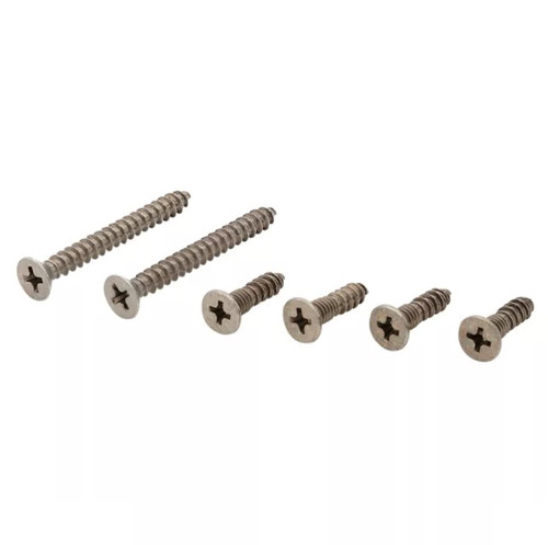 Kwikset 81711-002 Combo Screws for US15 Satin Nickel and US26 Bright Chrome and US26D Satin Chrome Finish