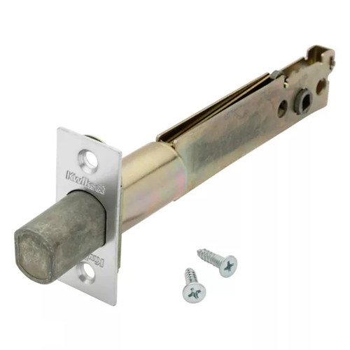 Kwikset 82730-26 5" Square Deadbolt Latch Bright Chrome Finish