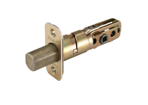 Kwikset 81305-3 Adjustable Radius Deadbolt Latch Bright Brass Finish