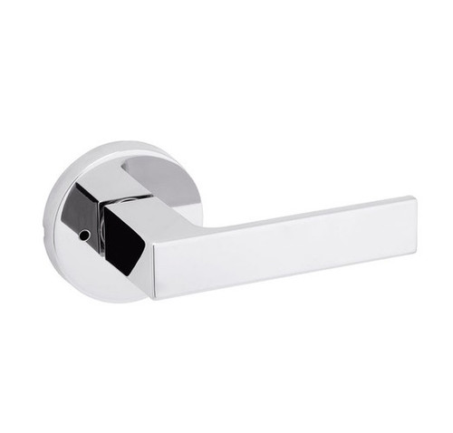 Kwikset 730SALRDT-26 Polished Chrome Singapore Privacy Lever with Round Rose