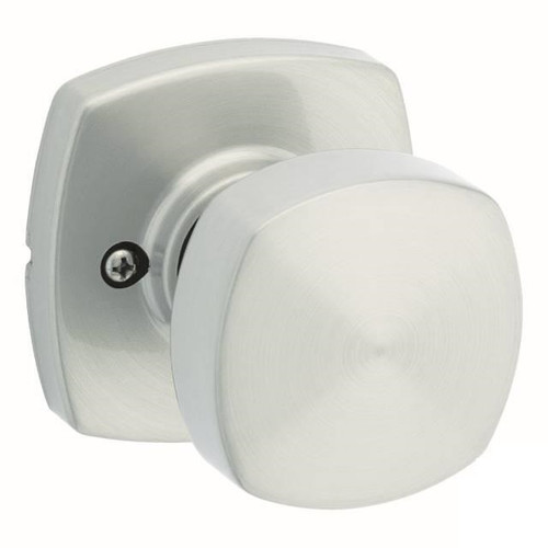 Kwikset 788AYKMDT-15 Satin Nickel Arroyo Half Dummy Knob with Midtown Rose