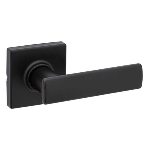 Kwikset 200BRNLSQT-514 Iron Black Passage Breton Lever with Square Rose