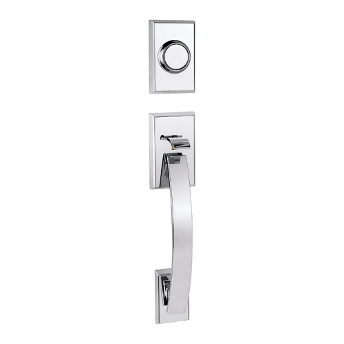 Kwikset 802TVHLIP-26 Bright Chrome Tavaris Dummy Handleset (Exterior Side Only)