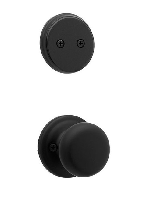 Kwikset 973H-514 Dummy Interior Hancock Knob Iron Black Finish