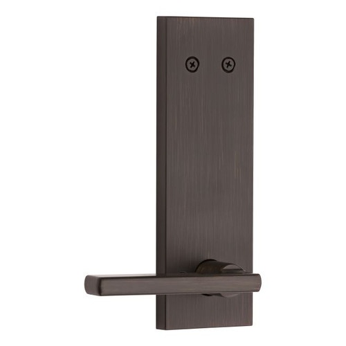 Kwikset 973HFLSQF-11P Dummy Interior Halifax Lever Trim with Square Full Escutcheon Venetian Bronze Finish